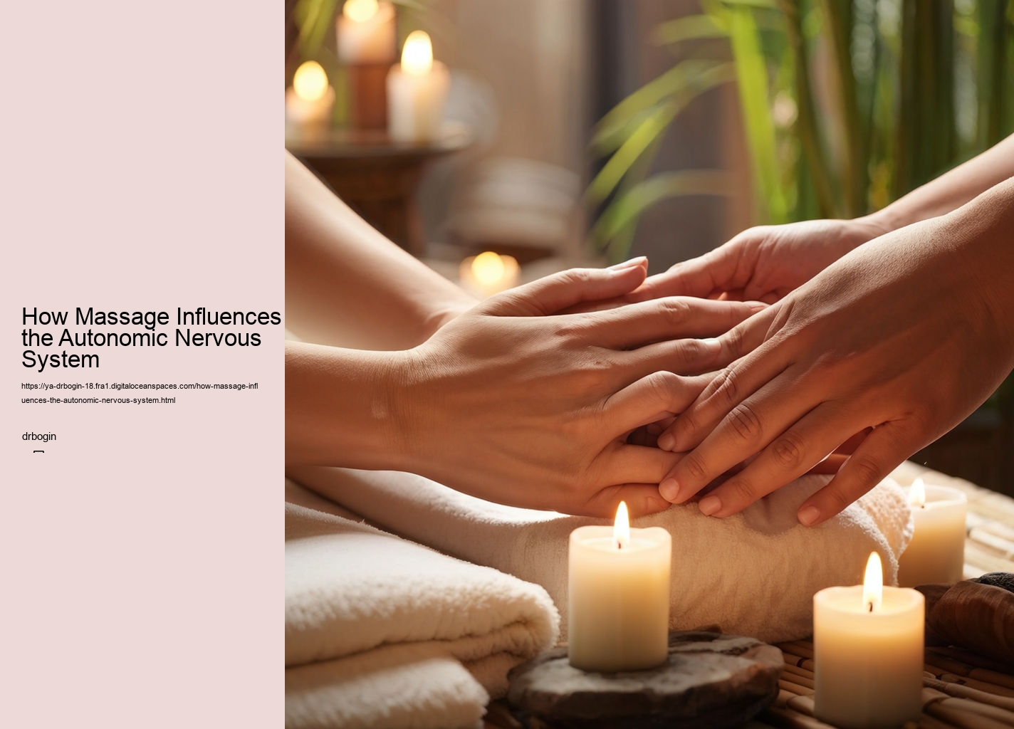 How Massage Influences the Autonomic Nervous System